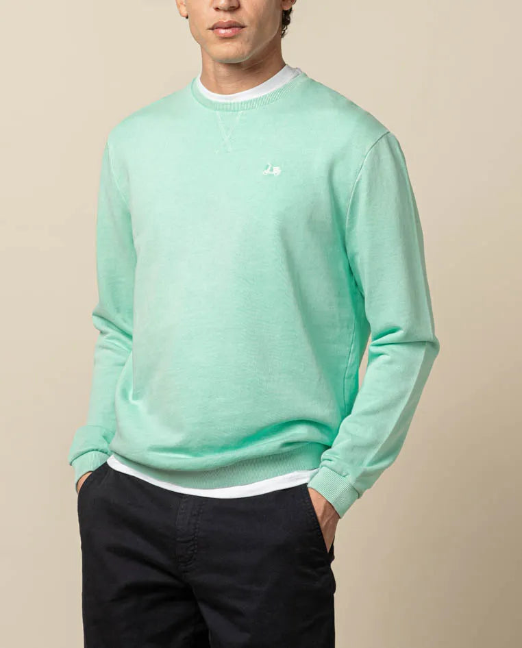 Sudadera classic verde agua | SCOTTA