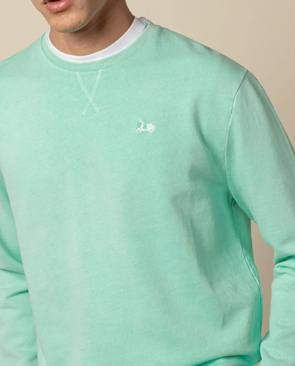 Sudadera classic verde agua | SCOTTA