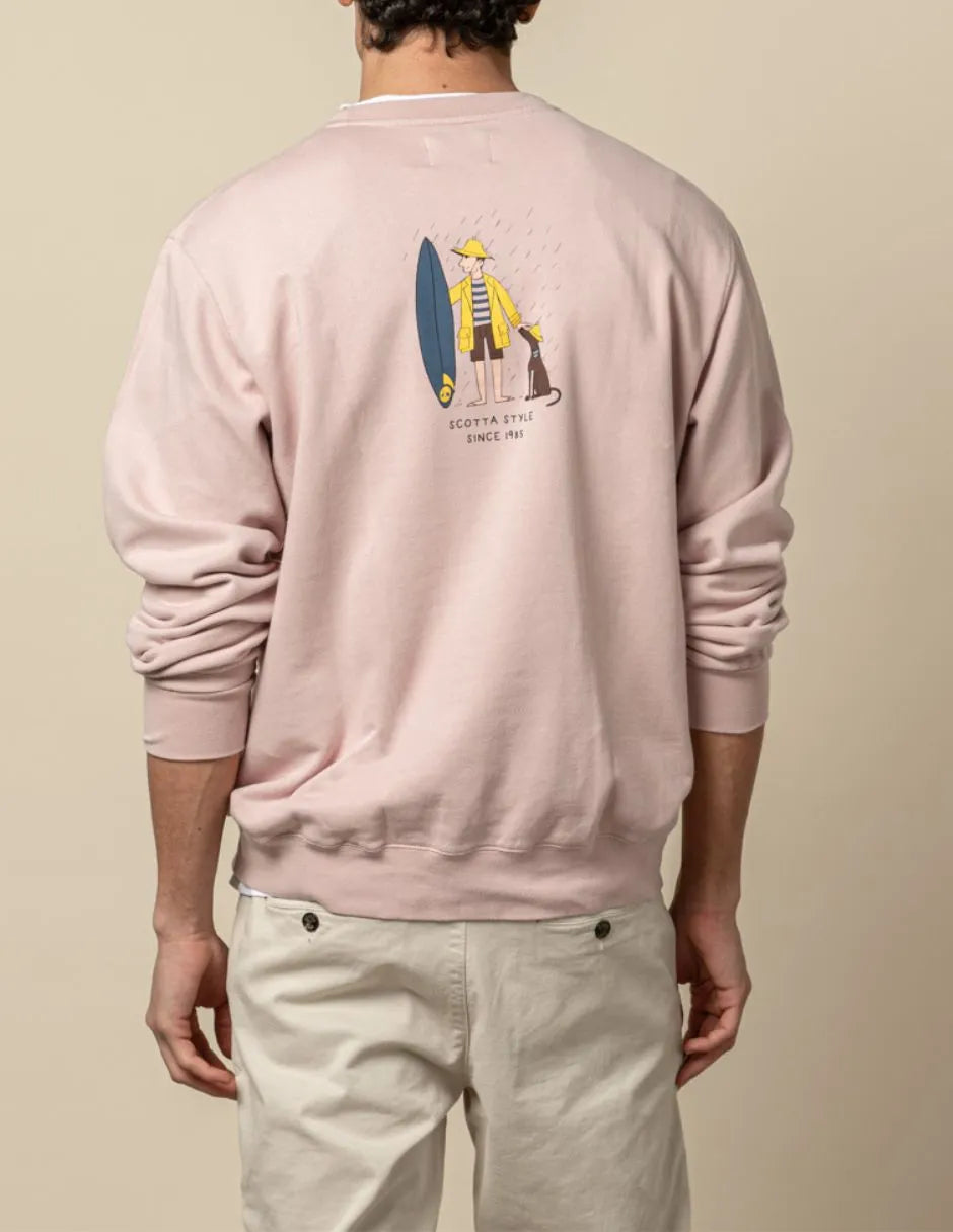 Sudadera rainy rosa | SCOTTA