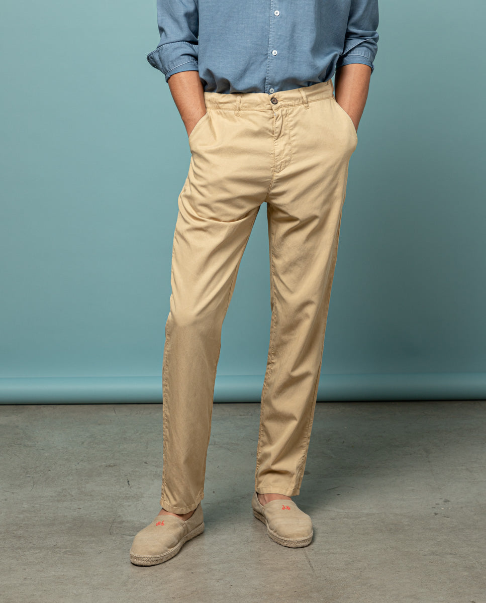 Pantalón jogging garment dyed beige | SCOTTA
