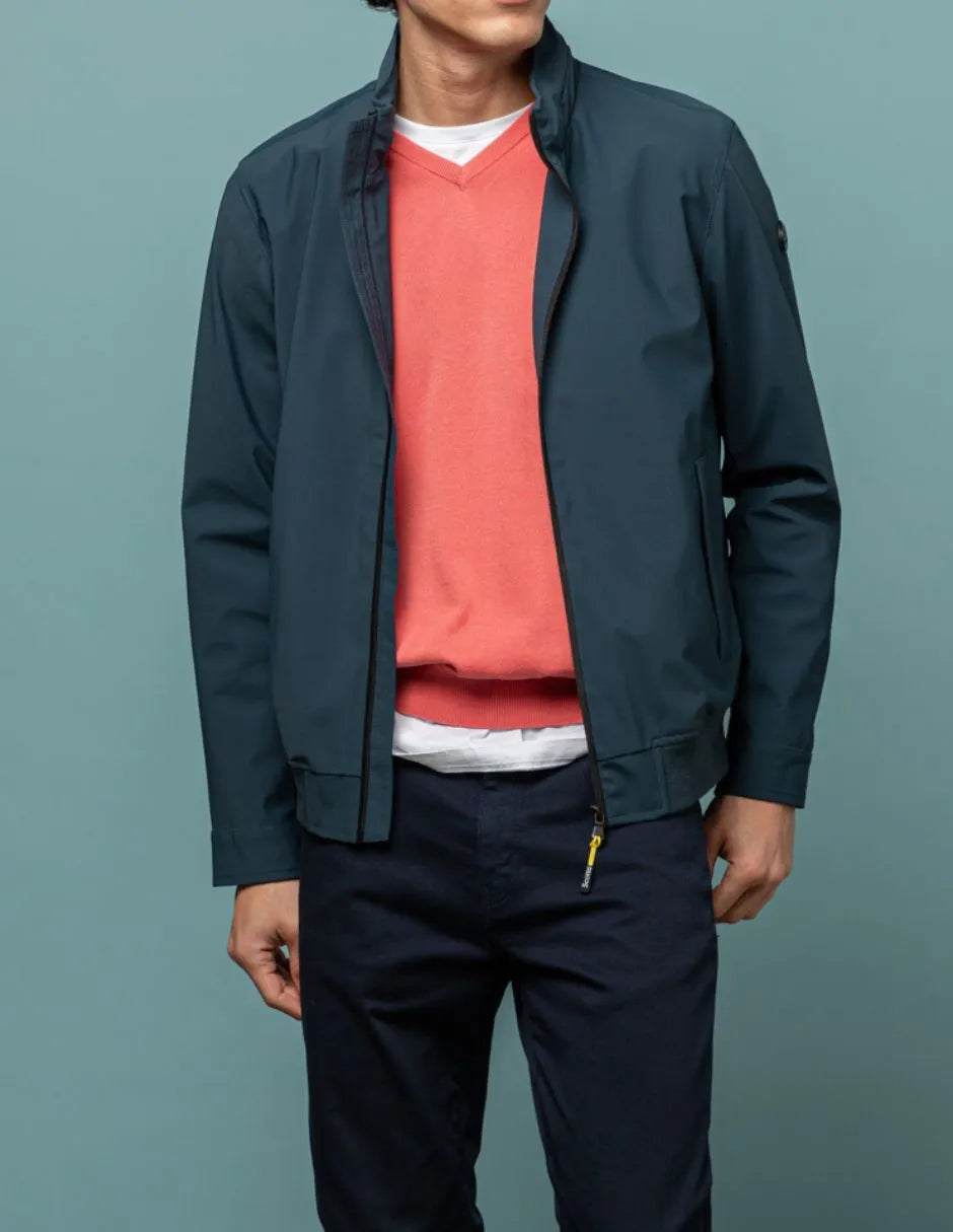 Chaqueta corta técnica marino | SCOTTA