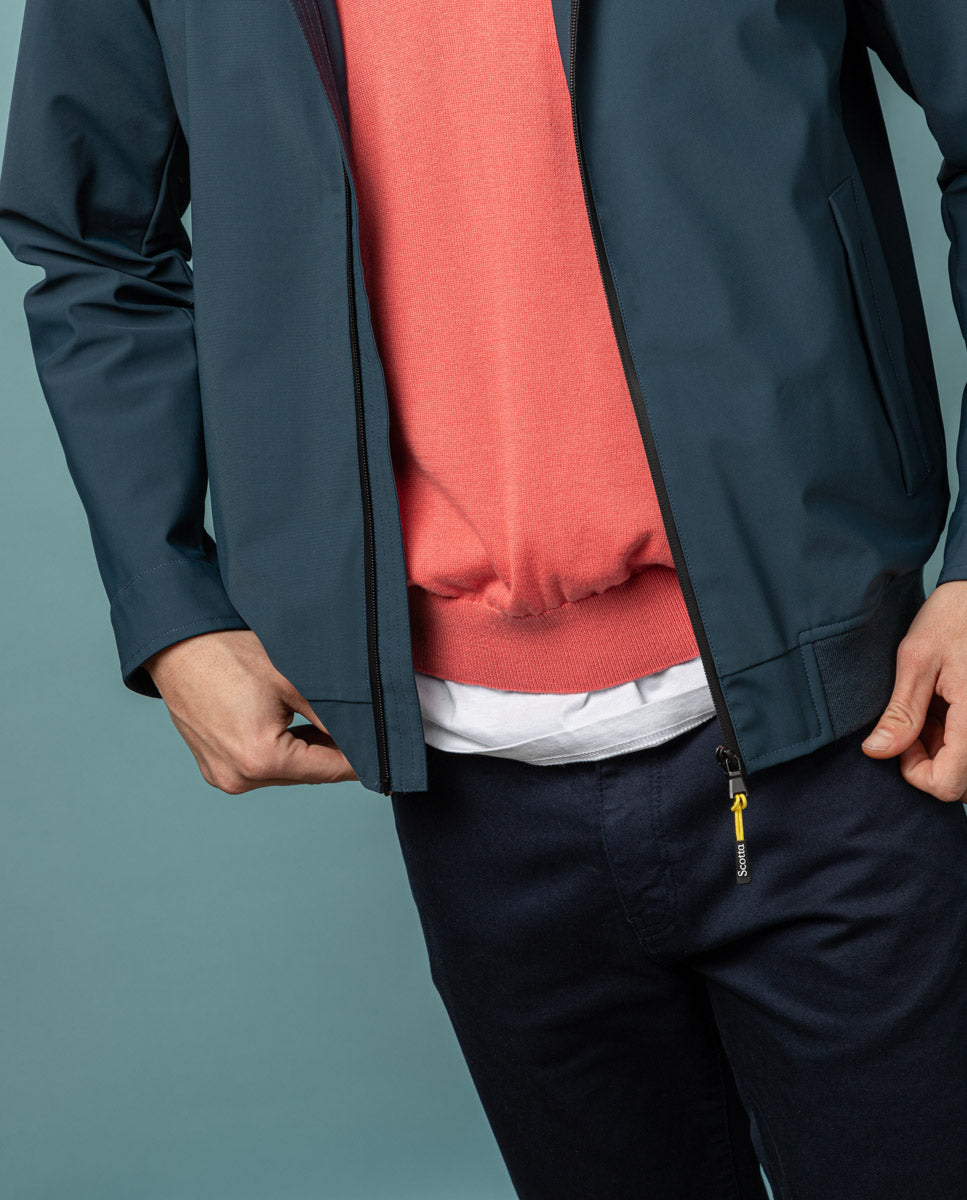 Chaqueta corta técnica marino | SCOTTA