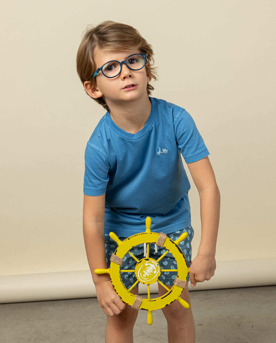 Camiseta niño classic organic denim | SCOTTA