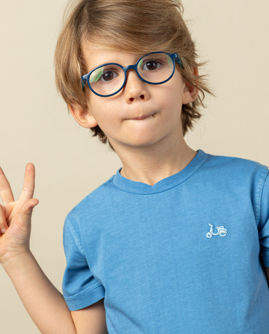 Camiseta niño classic organic denim | SCOTTA