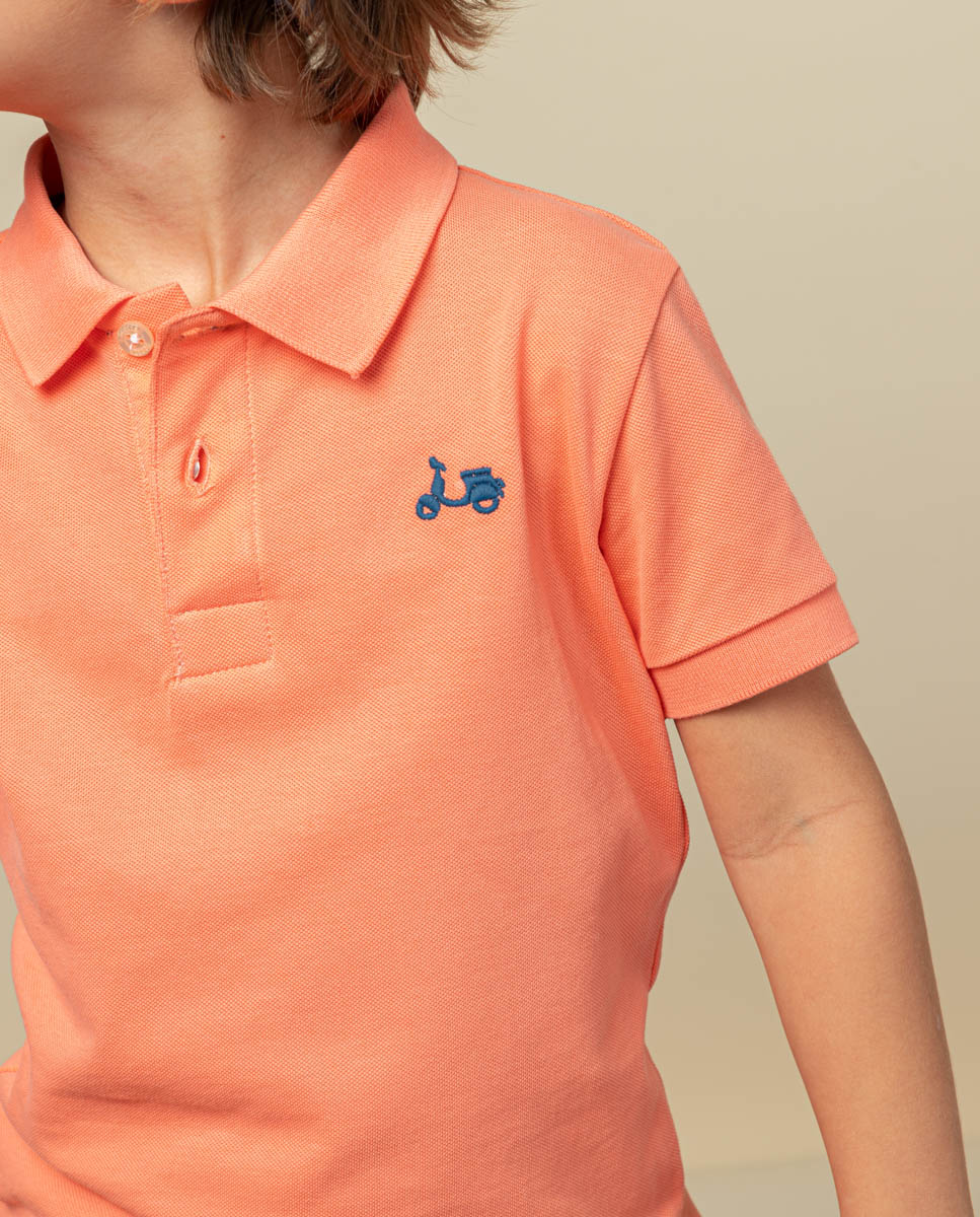 Polo niño classic coral flúor | SCOTTA