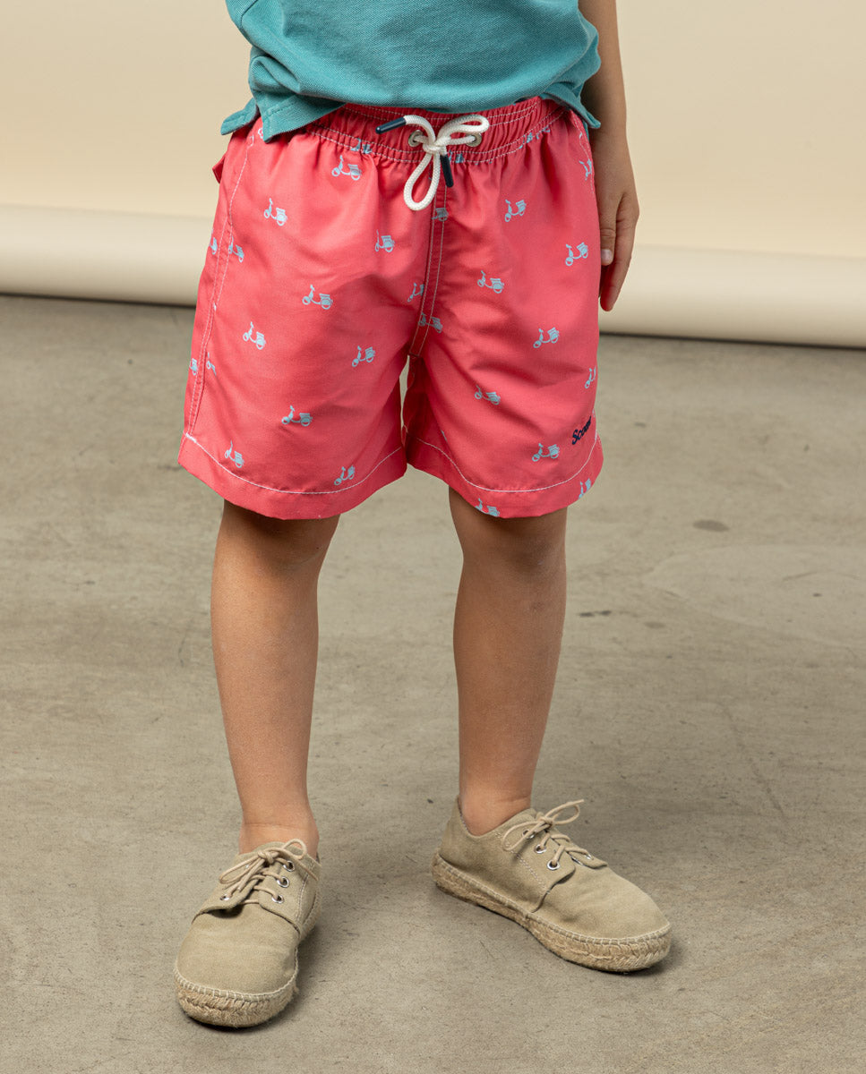 Bañador niño logo coral | SCOTTA