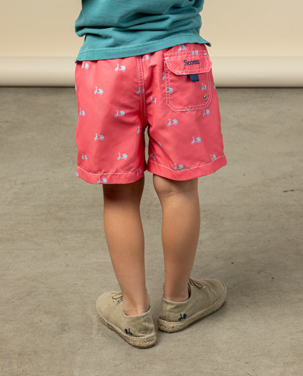 Bañador niño logo coral | SCOTTA