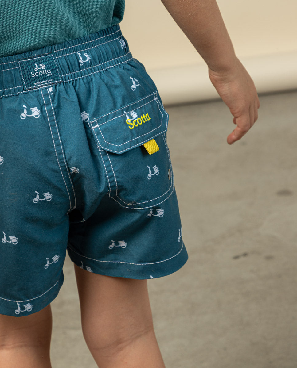 Bañador niño logo océano | SCOTTA