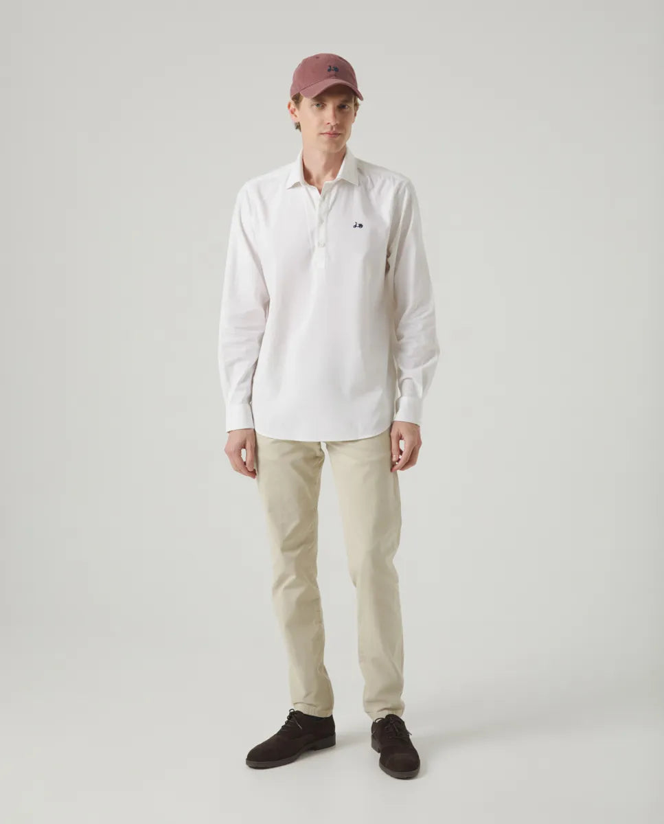 Camisa polera lissome li-co blanco | SCOTTA