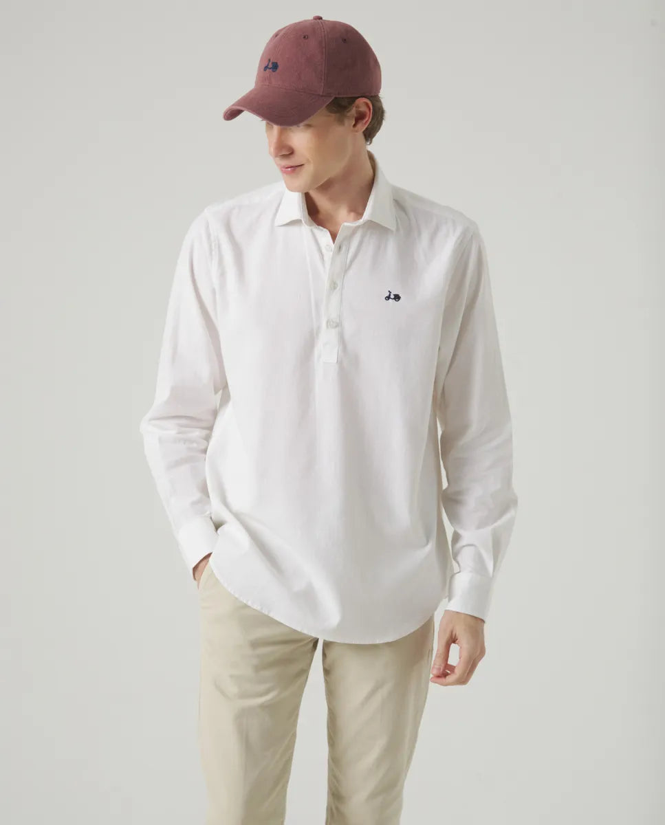 Camisa polera lissome li-co blanco | SCOTTA