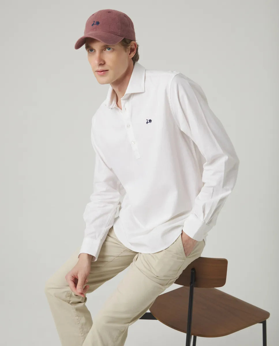 Camisa polera lissome li-co blanco | SCOTTA