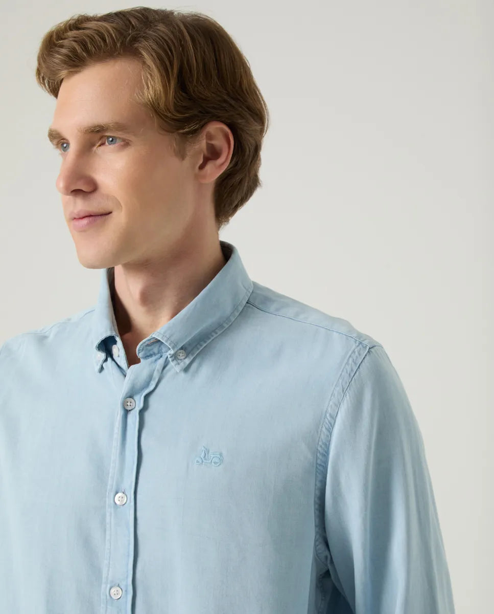 Camisa Tencel Denim Claro | SCOTTA