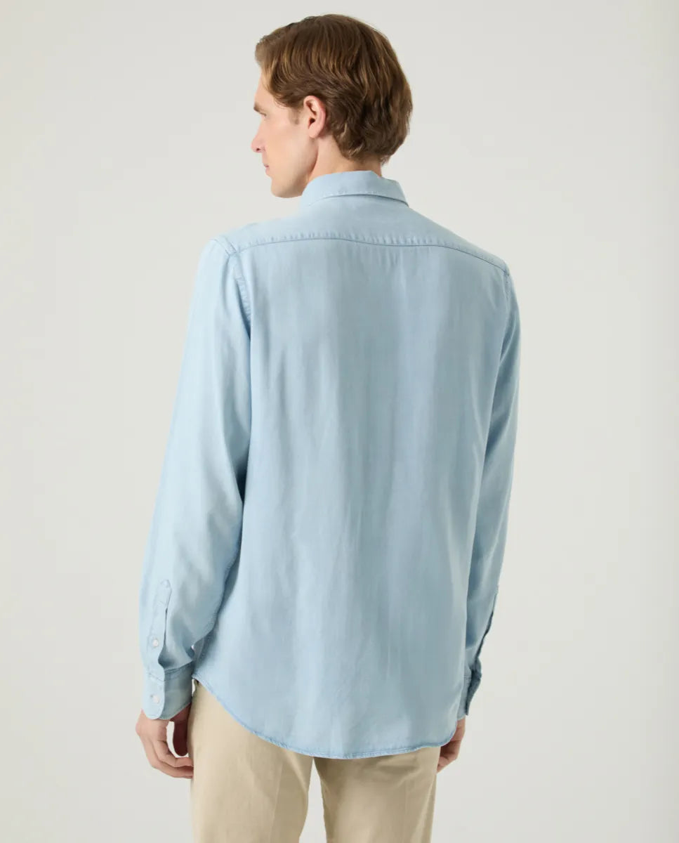 Camisa Tencel Denim Claro | SCOTTA