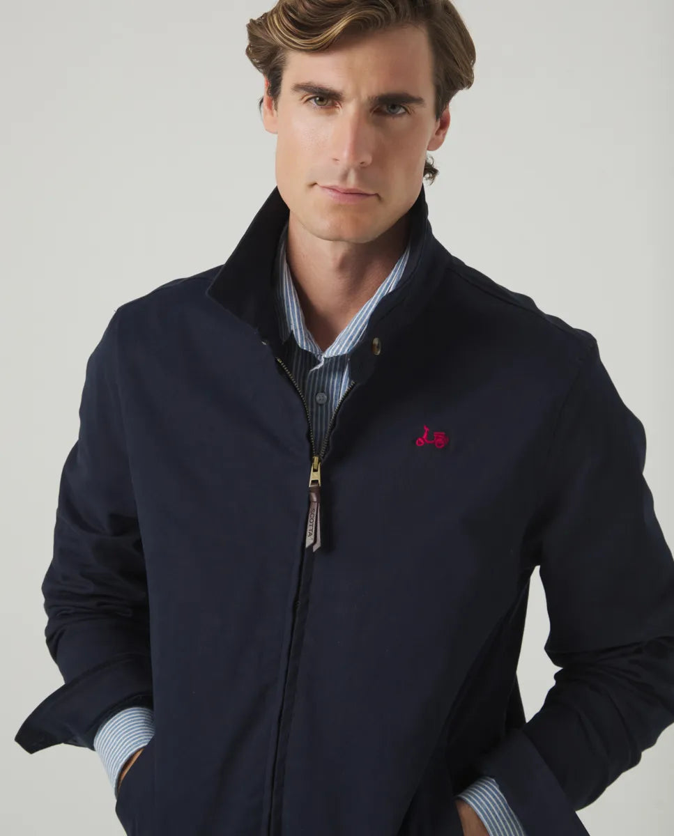 Chaqueta Corta Sarga Marino | SCOTTA