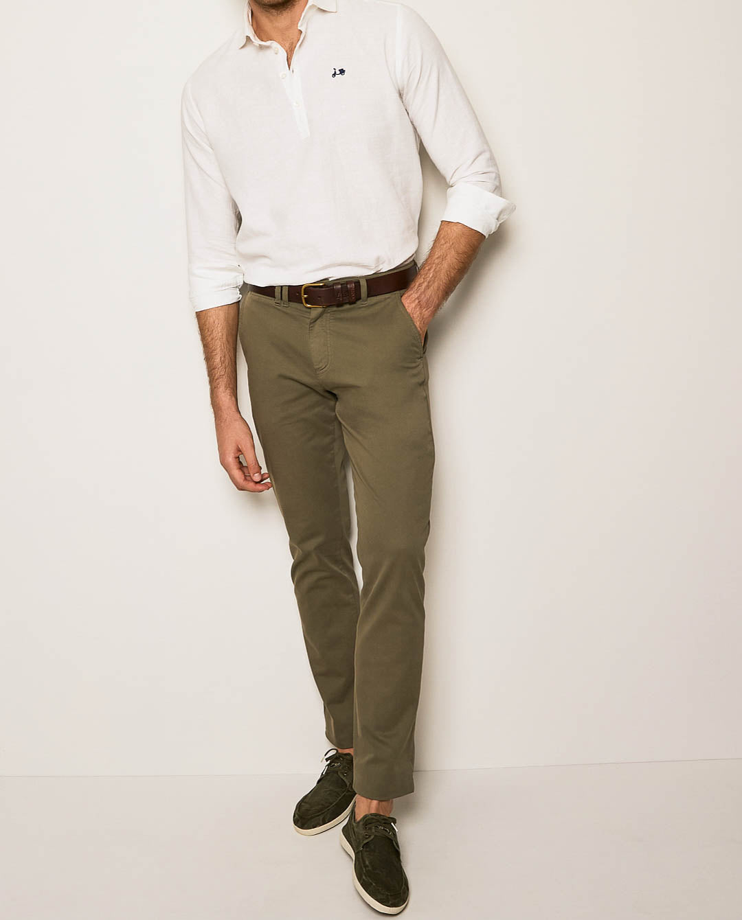 Pantalon chino regular eco khaki | SCOTTA