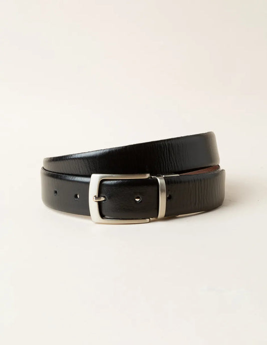 Cinturón reversible vestir negro | SCOTTA