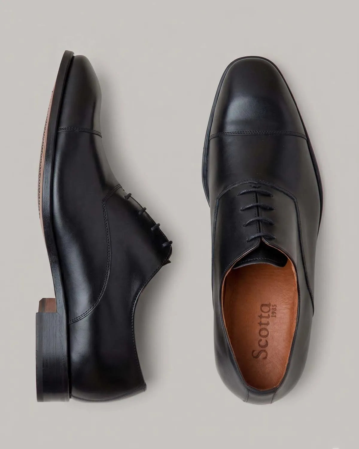 Zapato vestir cordón negro | SCOTTA