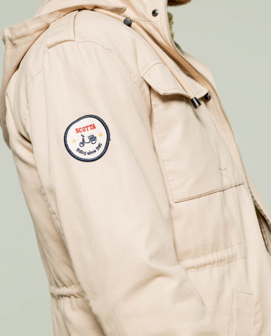 CHAQUETA SAHARIANA ARENA | SCOTTA