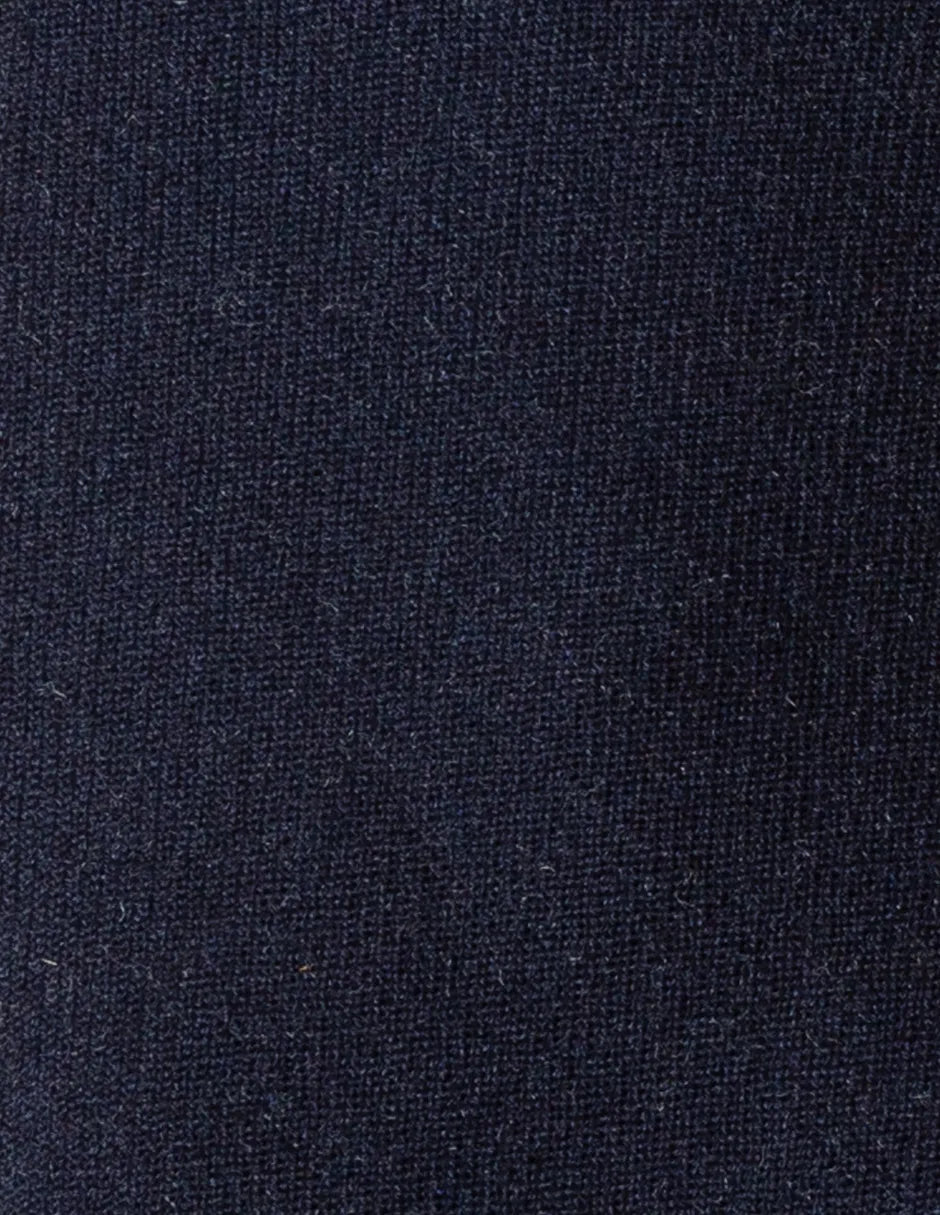 Corbata lana estructura marino | SCOTTA