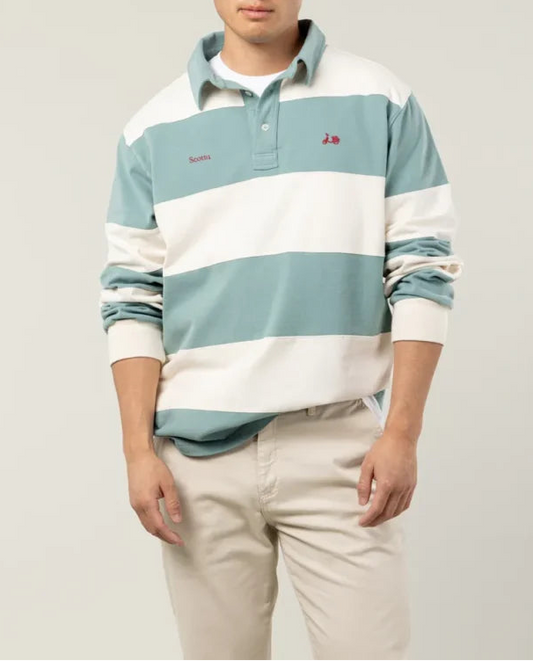 Polo rugby stripes 85 océano | SCOTTA