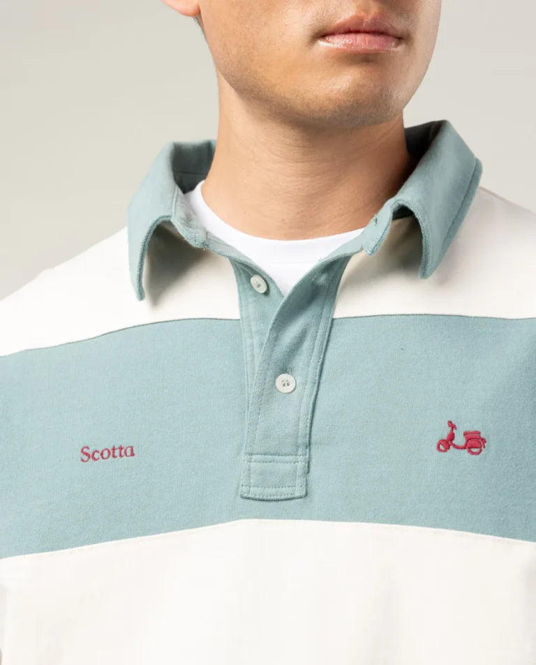Polo rugby stripes 85 océano | SCOTTA