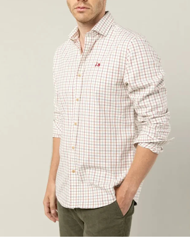 Camisa viyela burdeos | SCOTTA