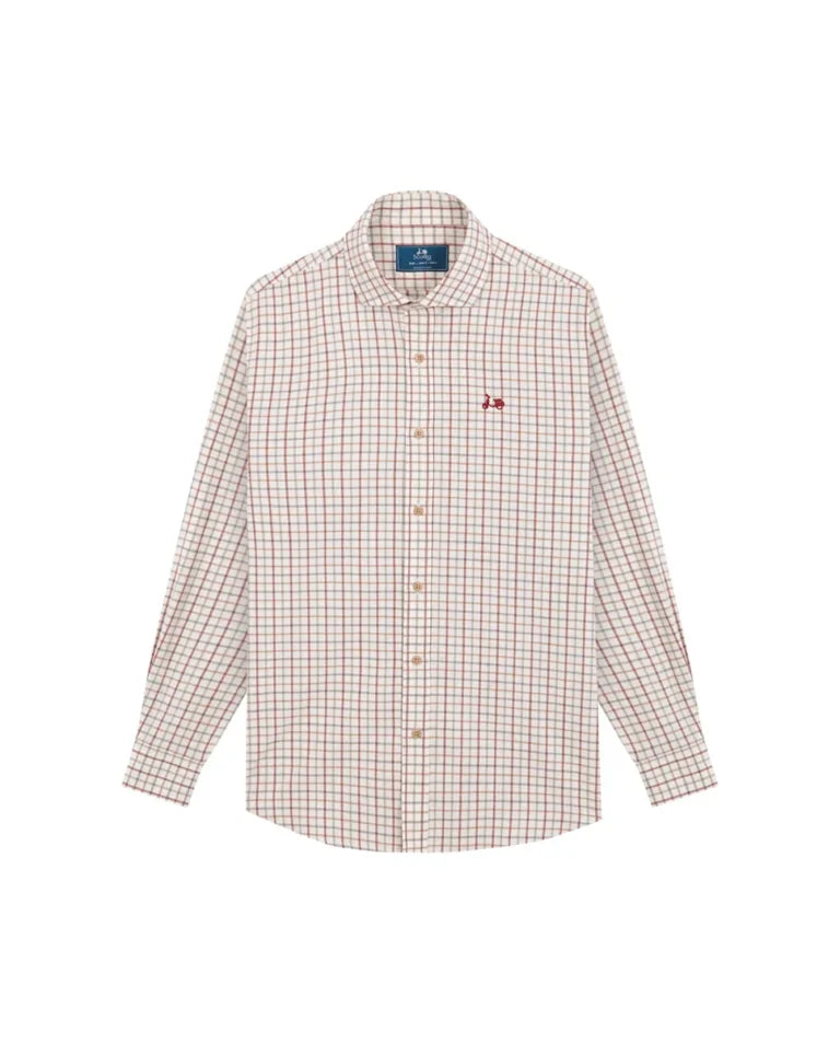 Camisa viyela burdeos | SCOTTA