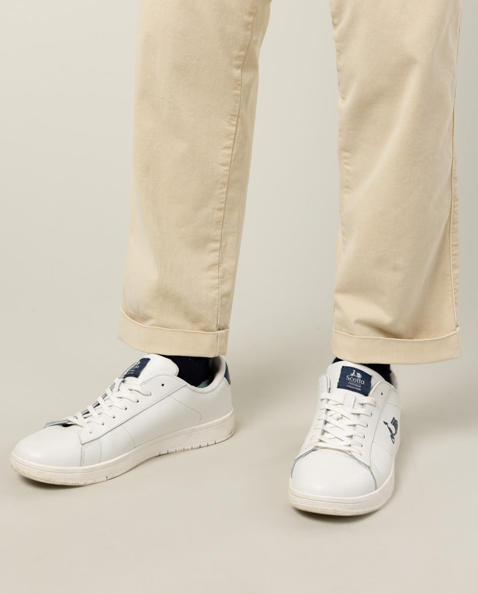 Pantalón steve chino regular pinza crudo | SCOTTA