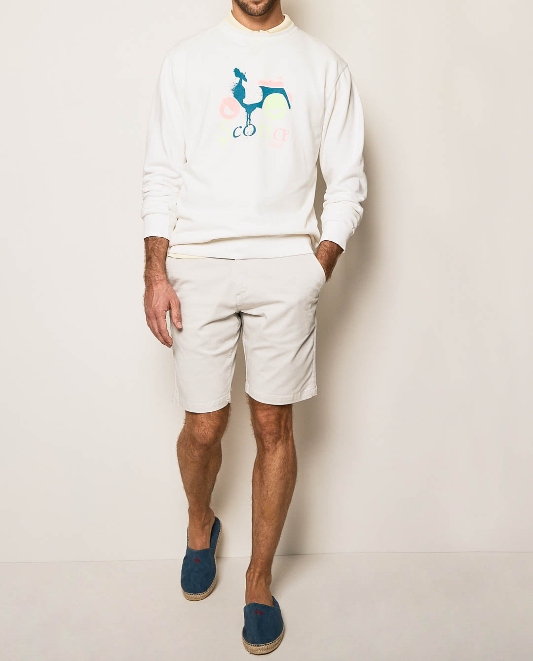 Sudadera print logo blanco | SCOTTA