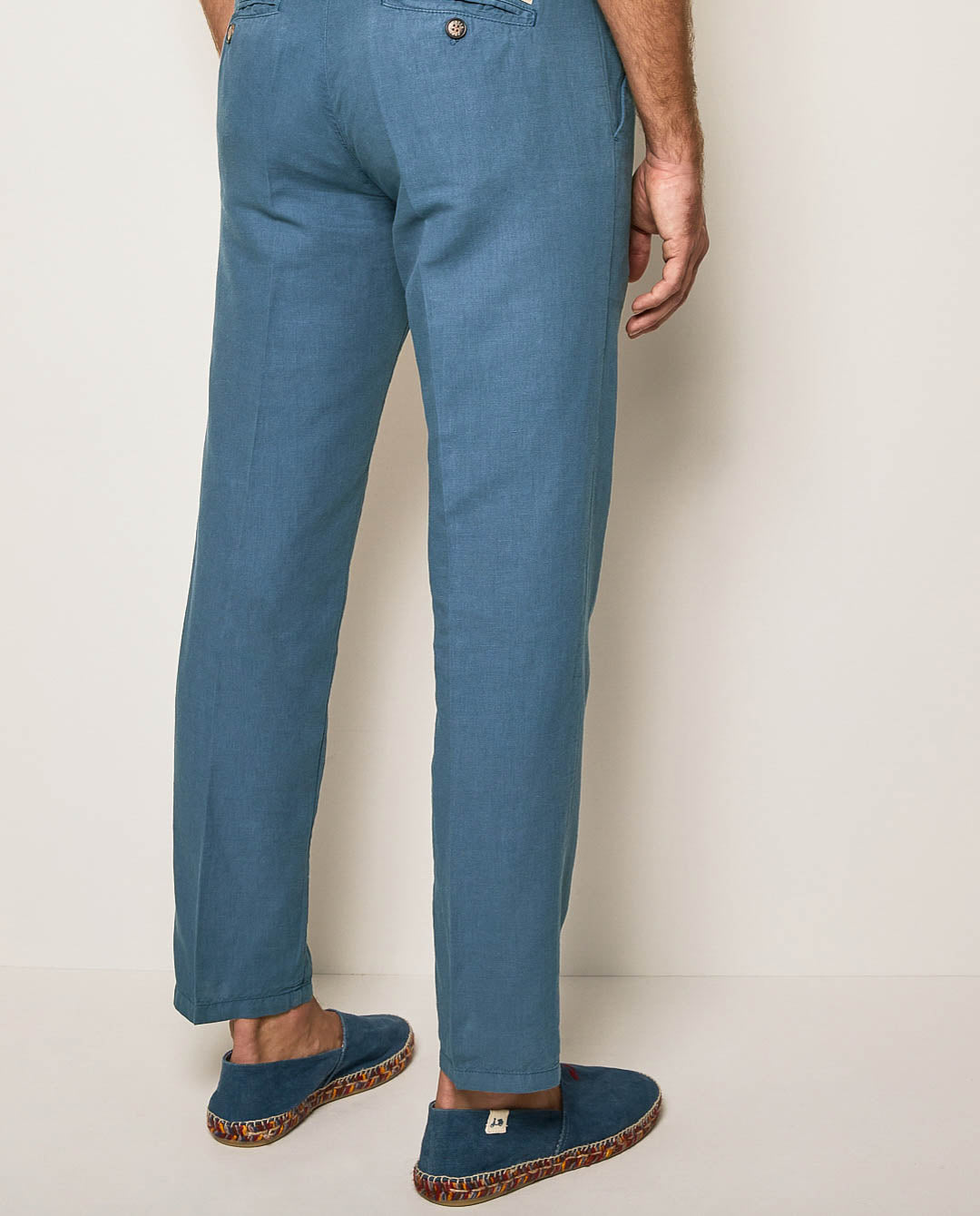 Pantalón lino algodón marino | SCOTTA