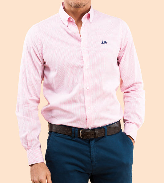 Camisa vichy rosa | SCOTTA