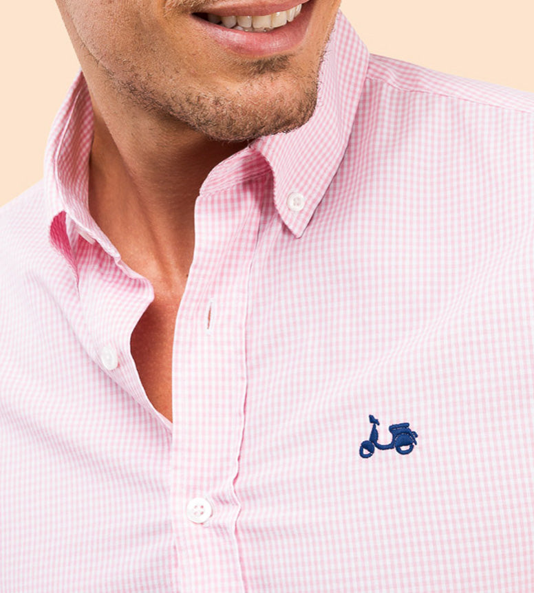 Camisa vichy rosa | SCOTTA