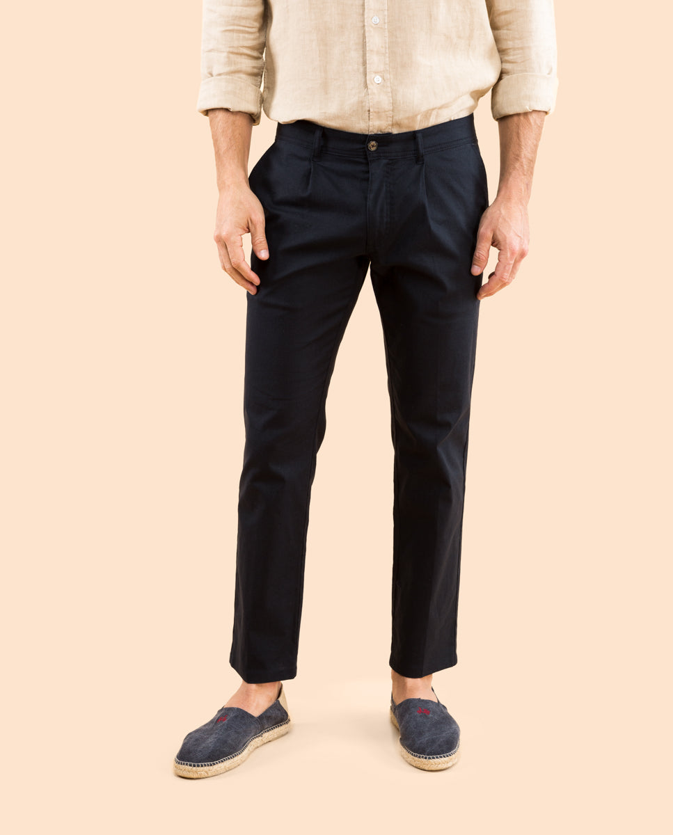 PANTALON SOSTENIBLE MARINO OSCURO | SCOTTA