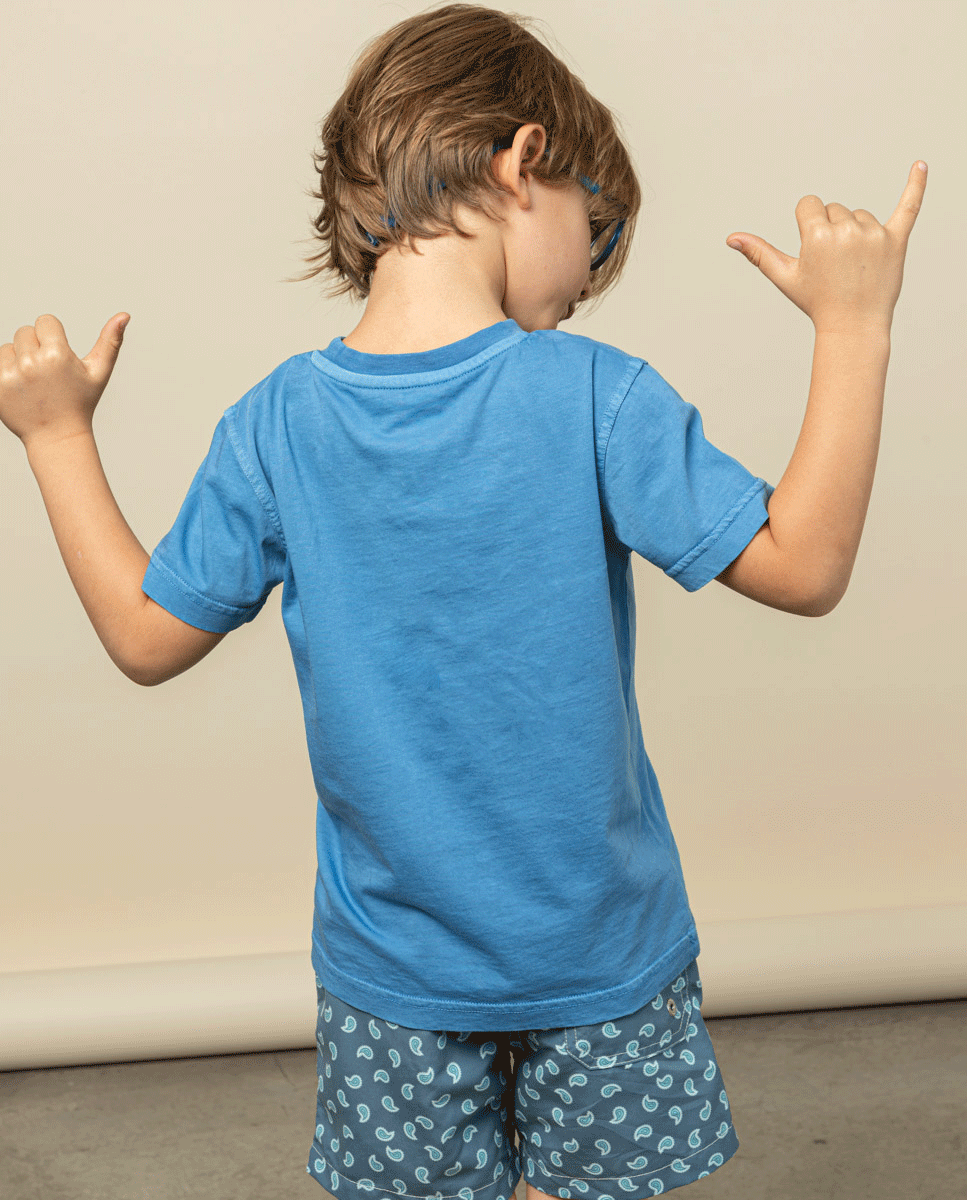 Camiseta niño classic organic denim | SCOTTA