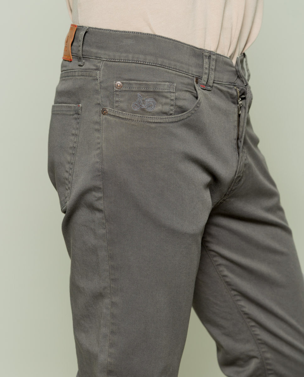 PANTALON COOPER 5 BOLSILLOS MARRON | SCOTTA