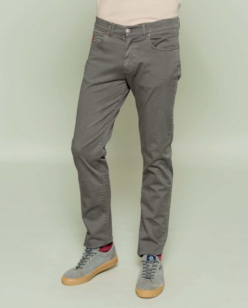 PANTALON COOPER 5 BOLSILLOS MARRON | SCOTTA